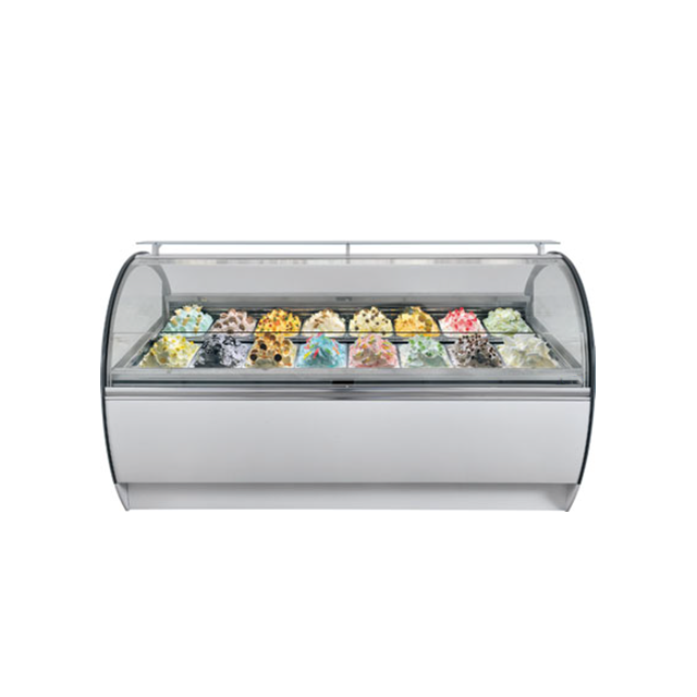 Prosky铝台面硬冰淇淋展示柜